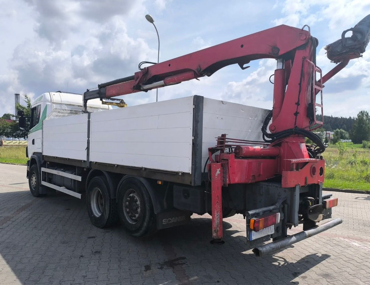 SCANIA 144.460 - Nákladní automobil valníkový/ Plošinový, Auto s hydraulickou rukou: obrázek 5 SCANIA 144.460 - Nákladní automobil valníkový/ Plošinový, Auto s hydraulickou rukou: obrázek 5