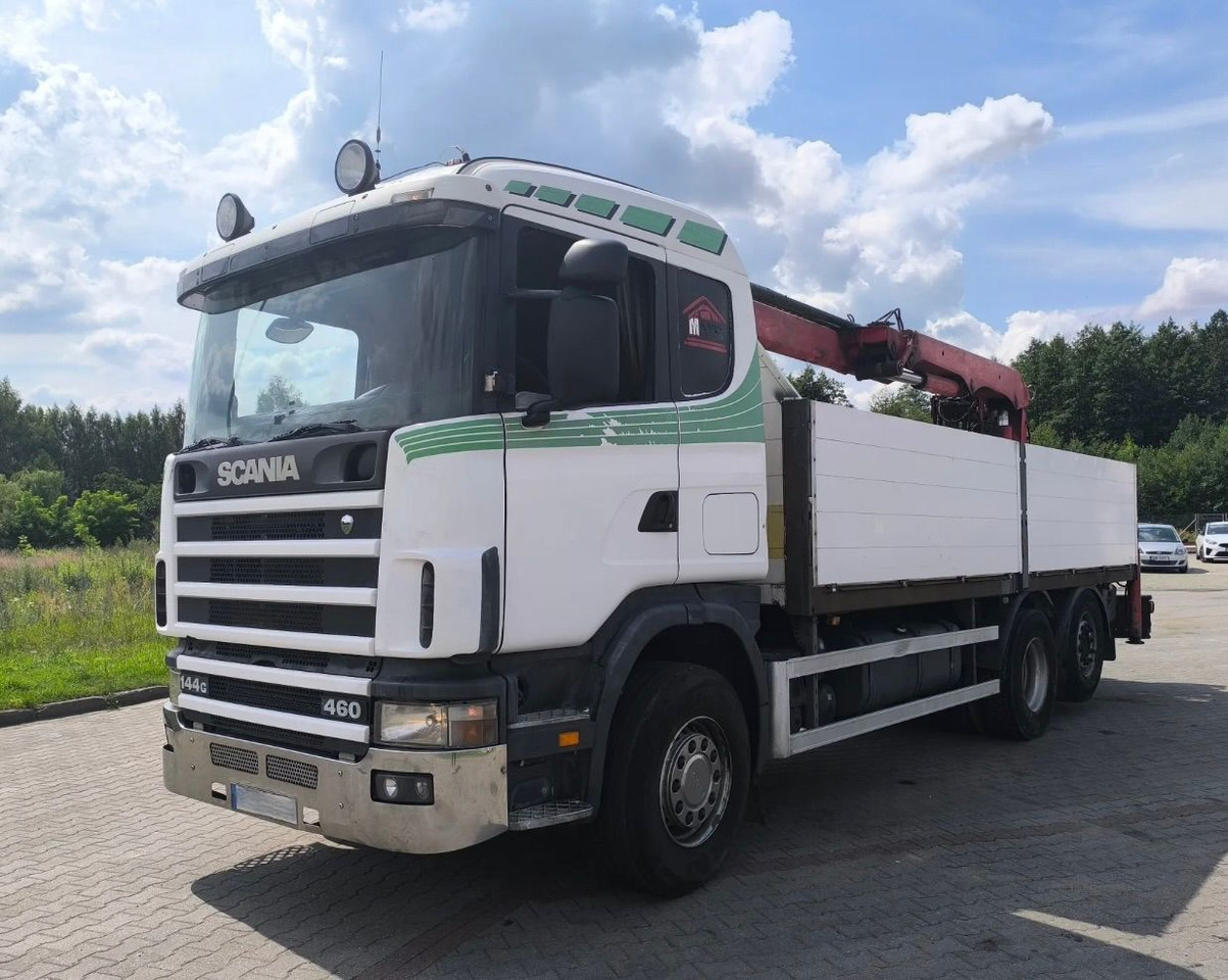 SCANIA 144.460 - Nákladní automobil valníkový/ Plošinový, Auto s hydraulickou rukou: obrázek 3 SCANIA 144.460 - Nákladní automobil valníkový/ Plošinový, Auto s hydraulickou rukou: obrázek 3