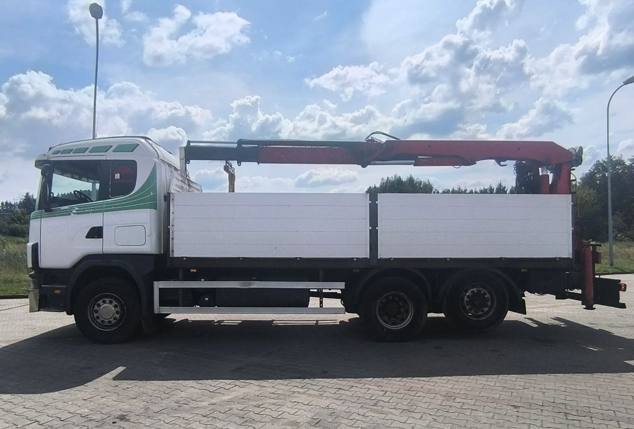 SCANIA 144.460 - Nákladní automobil valníkový/ Plošinový, Auto s hydraulickou rukou: obrázek 4 SCANIA 144.460 - Nákladní automobil valníkový/ Plošinový, Auto s hydraulickou rukou: obrázek 4