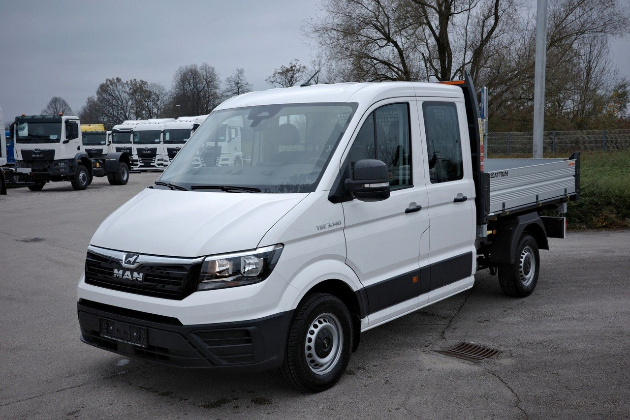 MAN TGE 3.140 L4 DoKa (3+4) 3-Seiten-Kipper - Dodávka sklápěč, Dodávka s dvojitou kabinou: obrázek 1 MAN TGE 3.140 L4 DoKa (3+4) 3-Seiten-Kipper - Dodávka sklápěč, Dodávka s dvojitou kabinou: obrázek 1