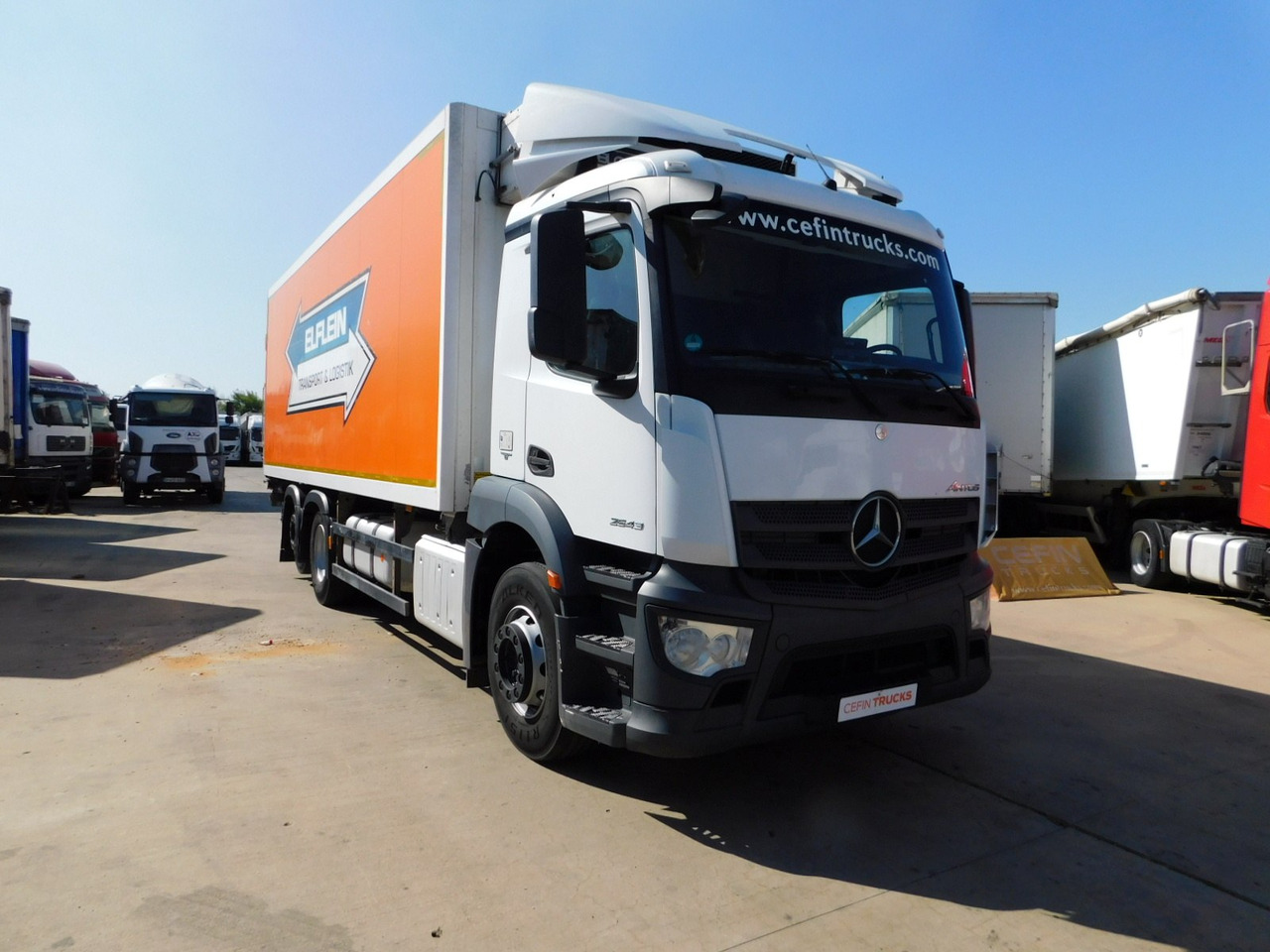 Mercedes Antos - Chladírenský nákladní automobil: obrázek 2 Mercedes Antos - Chladírenský nákladní automobil: obrázek 2