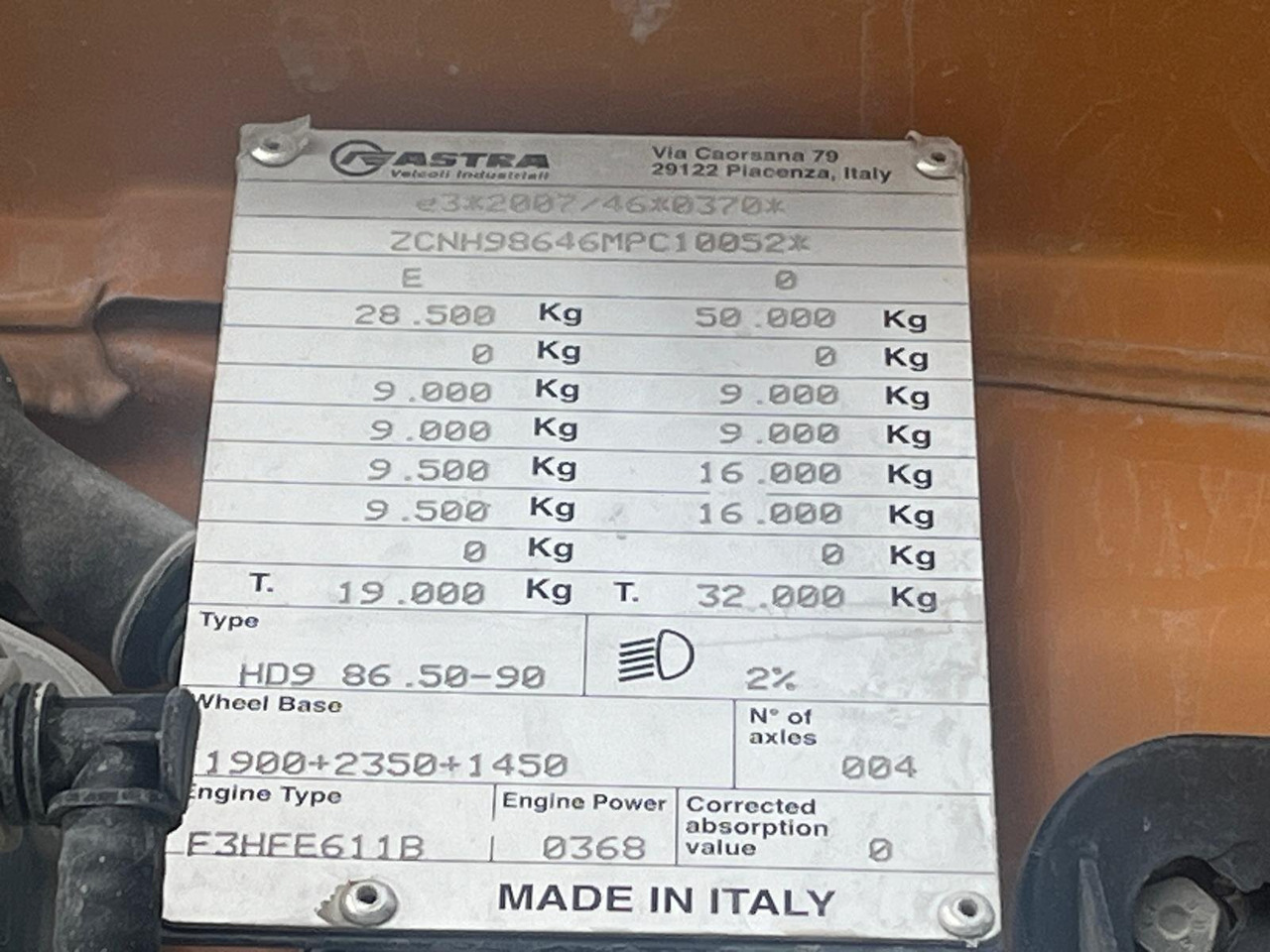 ASTRA HD9 86.50-90 8x6 ASTRA HD9 86.50-90 8x6, Unfallschaden, Cursor 13 - Podvozek s kabinou: obrázek 5 ASTRA HD9 86.50-90 8x6 ASTRA HD9 86.50-90 8x6, Unfallschaden, Cursor 13 - Podvozek s kabinou: obrázek 5
