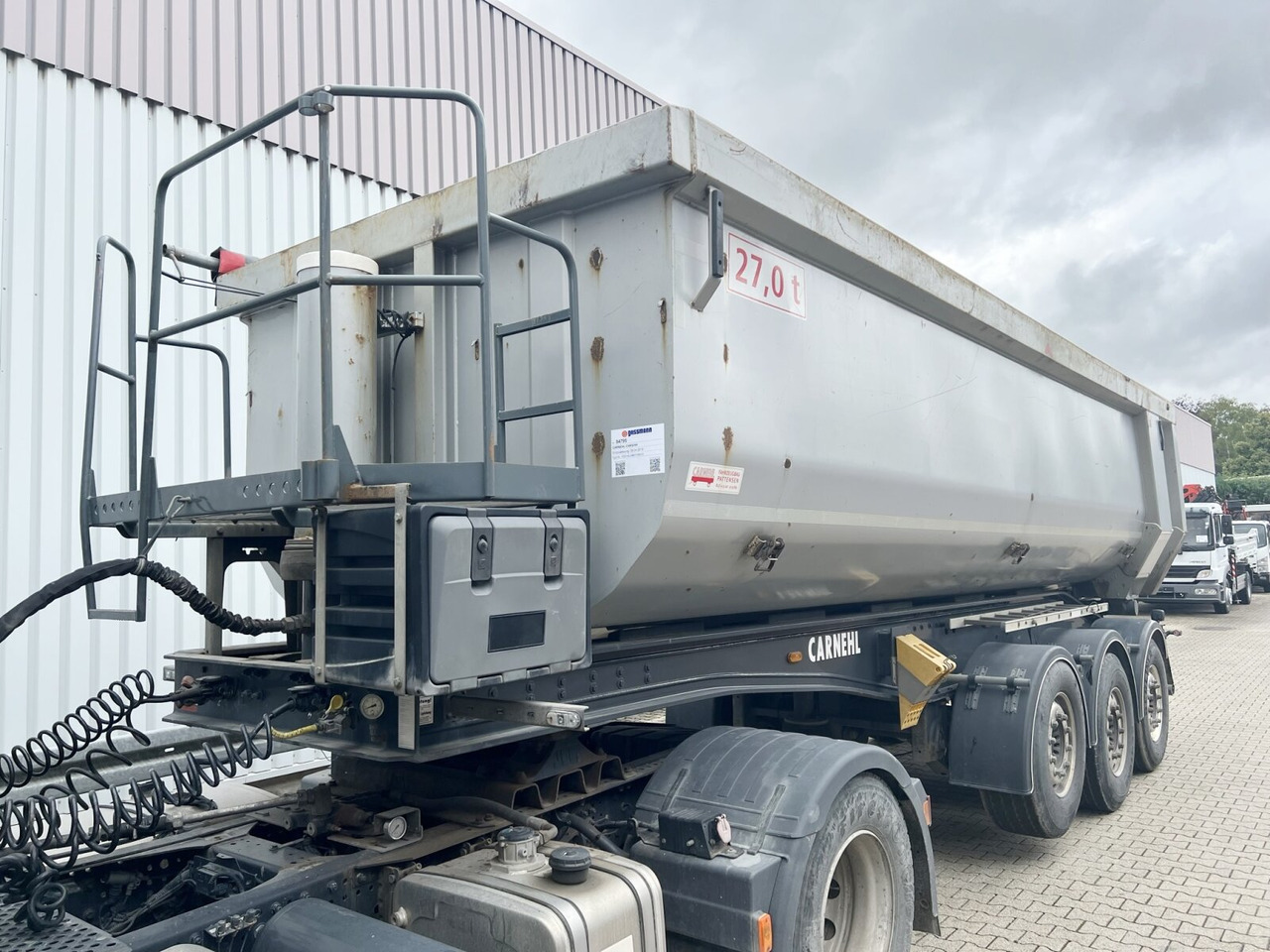 Carnehl CHKS/HH CHKS/HH, Stahlmulde ca. 26m³, 8x VORHANDEN, Liftachse - Sklápěcí návěs: obrázek 4 Carnehl CHKS/HH CHKS/HH, Stahlmulde ca. 26m³, 8x VORHANDEN, Liftachse - Sklápěcí návěs: obrázek 4