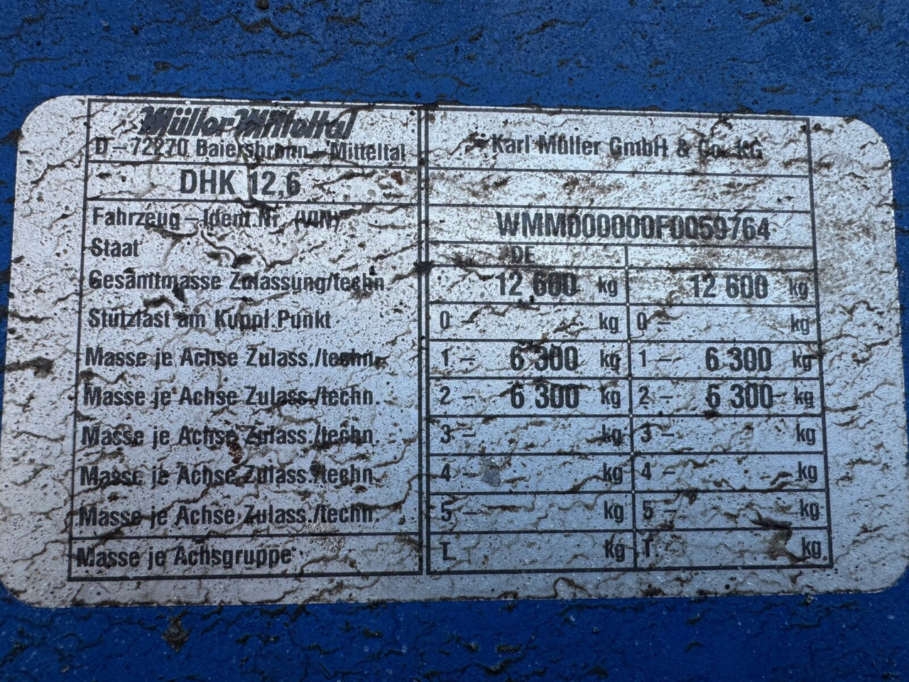 DHK 12.6 DHK 12.6, verzinkt! - Sklápěcí přívěs: obrázek 4 DHK 12.6 DHK 12.6, verzinkt! - Sklápěcí přívěs: obrázek 4