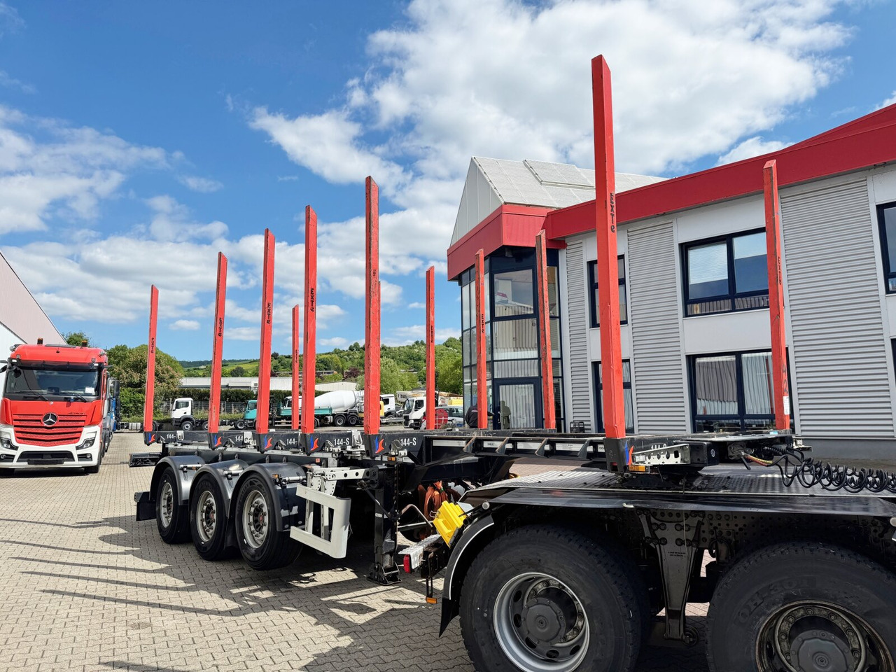 Klanicový návěs Doll LOGO H3L-14XL LOGO H3L-14XL, Liftachse, Nachlauflenkachse, teleskopierbar 9,4m-12,9: obrázek 12