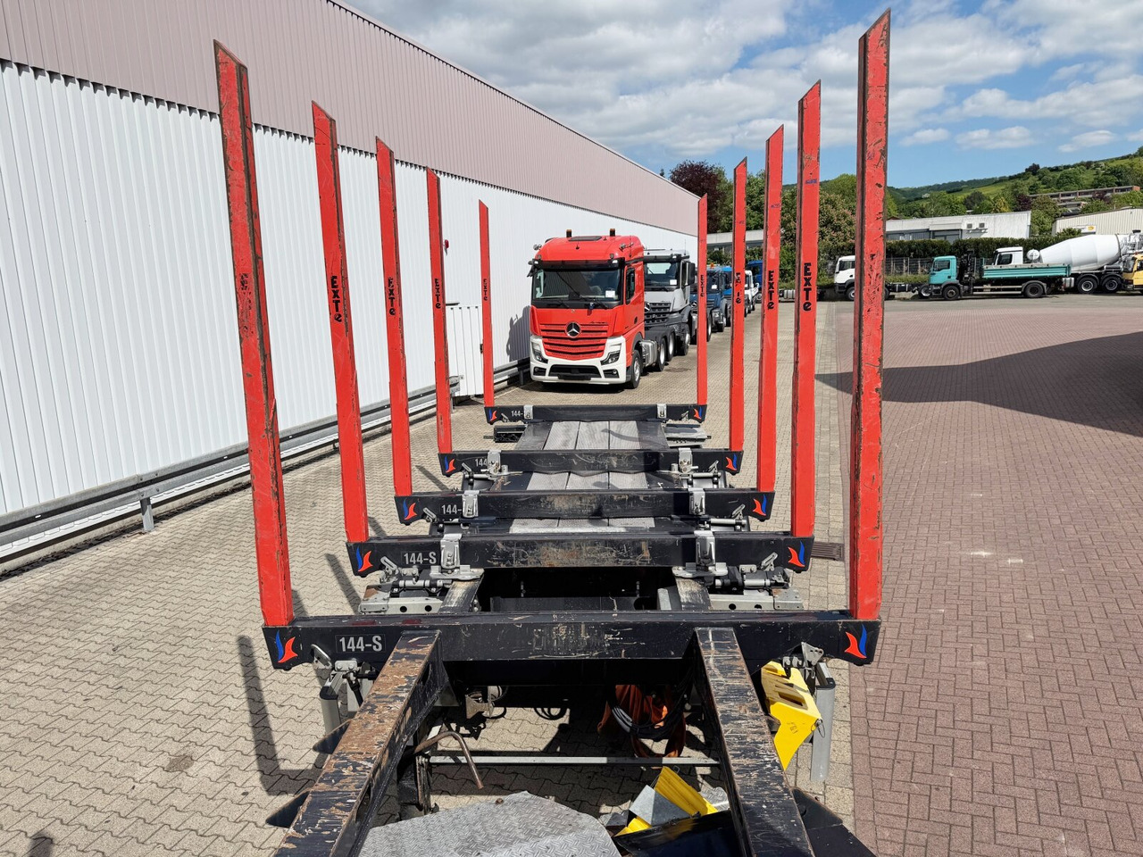 Klanicový návěs Doll LOGO H3L-14XL LOGO H3L-14XL, Liftachse, Nachlauflenkachse, teleskopierbar 9,4m-12,9: obrázek 14