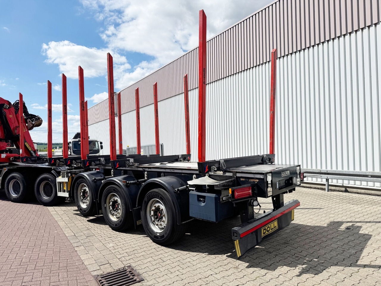 Klanicový návěs Doll LOGO H3L-14XL LOGO H3L-14XL, Liftachse, Nachlauflenkachse, teleskopierbar 9,4m-12,9: obrázek 9