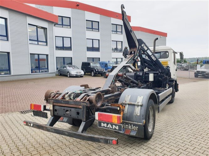 Hákový nosič kontejnerů, Auto s hydraulickou rukou MAN 14.152 F 4x2 BB 14.152 F 4x2 BB mit Kran Hiab 060-2: obrázek 14