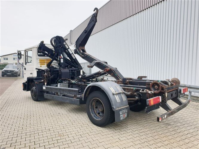 Hákový nosič kontejnerů, Auto s hydraulickou rukou MAN 14.152 F 4x2 BB 14.152 F 4x2 BB mit Kran Hiab 060-2: obrázek 11