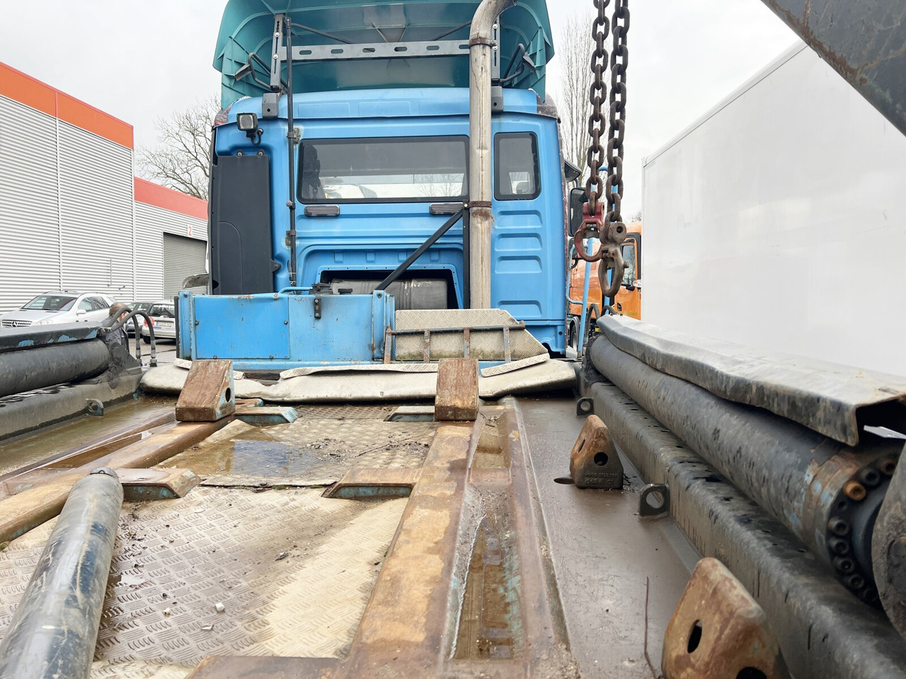 Ramenový nosič kontajnerov MAN TGA 26.410 6X2/4 BL Motorschaden! TGA 26.410 6X2/4 BL, Vorlauf Lenk-Liftachse, Meiller Tele.: obrázek 11