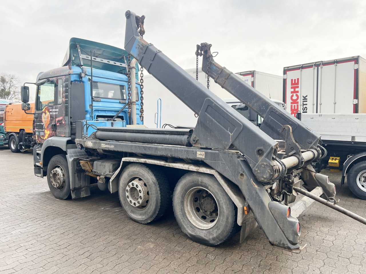 Ramenový nosič kontajnerov MAN TGA 26.410 6X2/4 BL Motorschaden! TGA 26.410 6X2/4 BL, Vorlauf Lenk-Liftachse, Meiller Tele.: obrázek 9