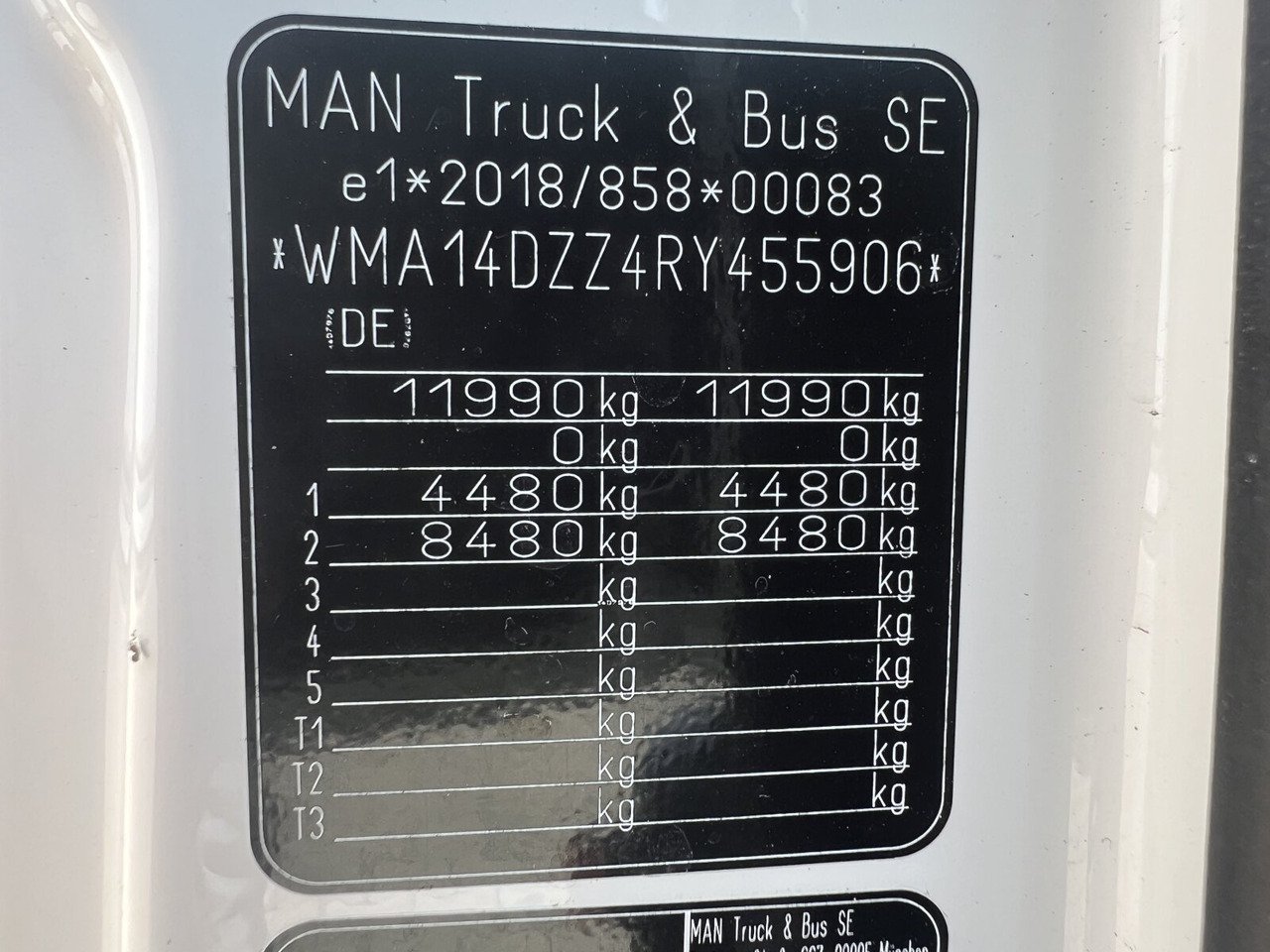 Nový Auto s hydraulickou rukou MAN TGL 12.190 4x2 BL TGL 12.190 4x2 BL mit Kran Hiab Hiduo 072DS-4: obrázek 6