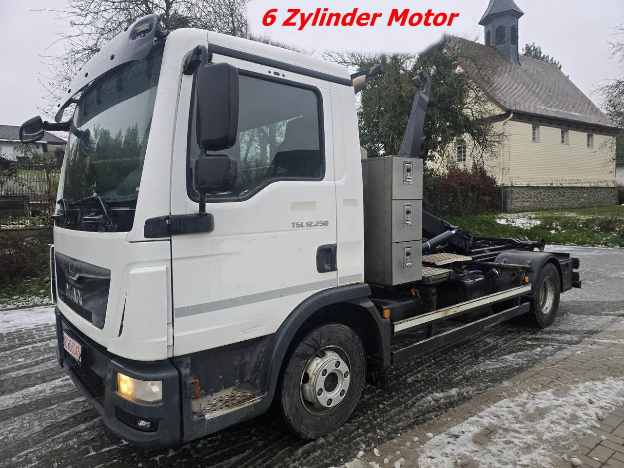 MAN TGL 12.250 BL/4x2 TGL 12.250 BL/4x2, Palfinger Abroller P 07-25MPA, 2xAHK-ÖL - Hákový nosič kontejnerů: obrázek 1 MAN TGL 12.250 BL/4x2 TGL 12.250 BL/4x2, Palfinger Abroller P 07-25MPA, 2xAHK-ÖL - Hákový nosič kontejnerů: obrázek 1
