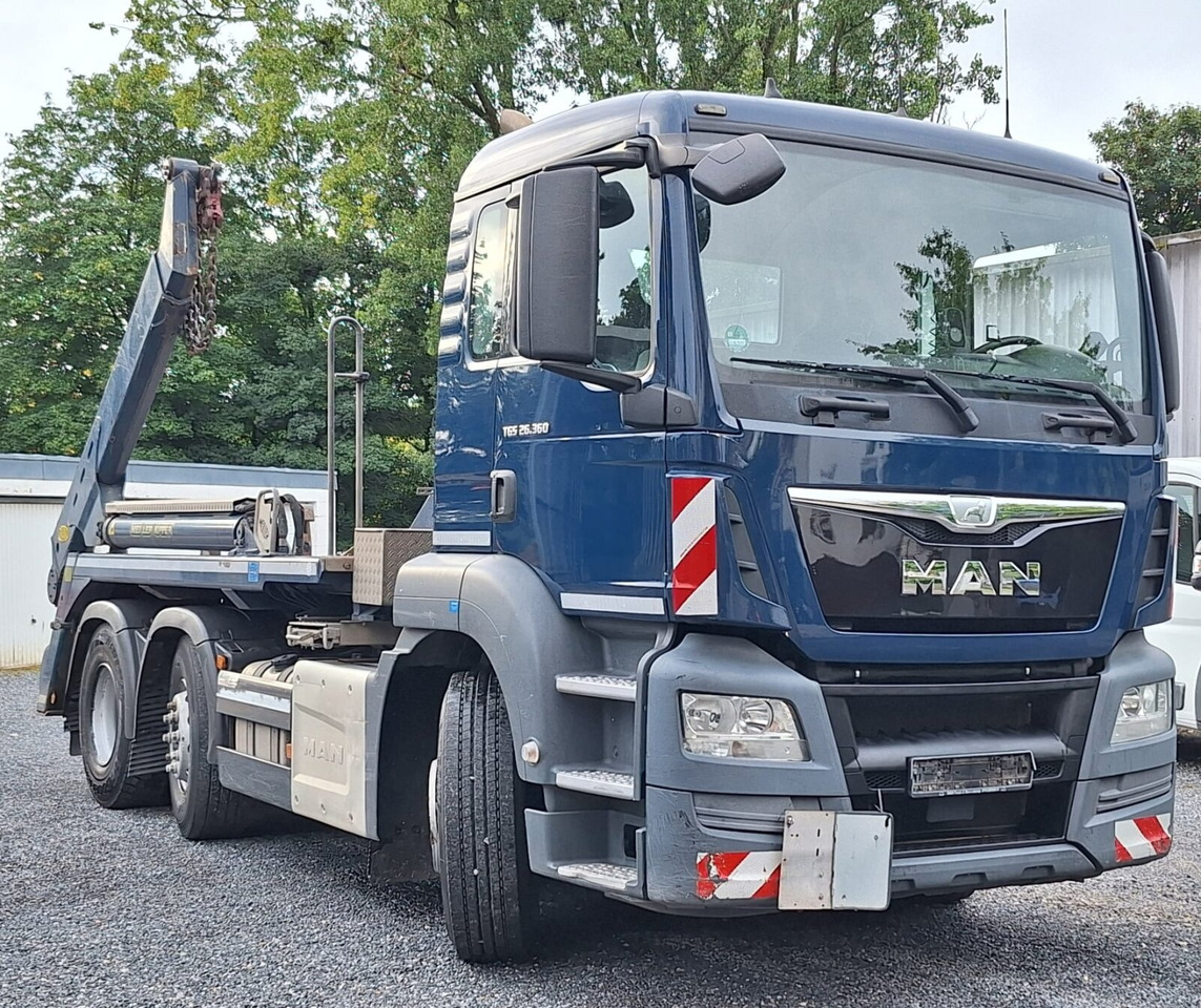 MAN TGS 26.360 BLS/6x2/4 TGS 26.360 BLS/6x2/4, Lenk-Liftachse, Meiller AK 16 MT, Funk - Ramenový nosič kontajnerov: obrázek 1 MAN TGS 26.360 BLS/6x2/4 TGS 26.360 BLS/6x2/4, Lenk-Liftachse, Meiller AK 16 MT, Funk - Ramenový nosič kontajnerov: obrázek 1