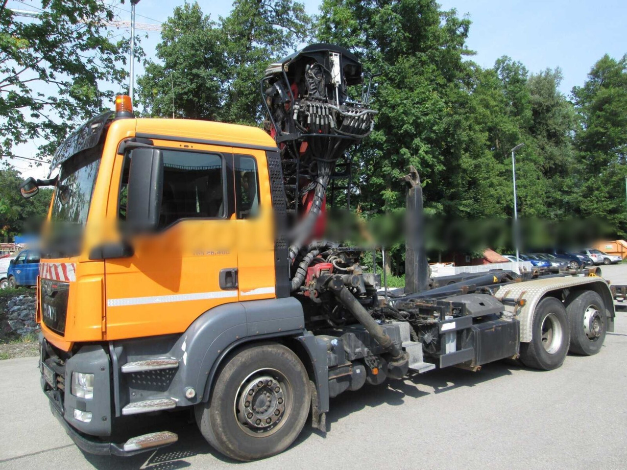 MAN TGS 26.400 6x2-4 BL TGS 26.400 6x2-4 BL, Lenk-/Liftachse, Kran Epsilon Q180ZR95TR - Hákový nosič kontejnerů, Auto s hydraulickou rukou: obrázek 1 MAN TGS 26.400 6x2-4 BL TGS 26.400 6x2-4 BL, Lenk-/Liftachse, Kran Epsilon Q180ZR95TR - Hákový nosič kontejnerů, Auto s hydraulickou rukou: obrázek 1
