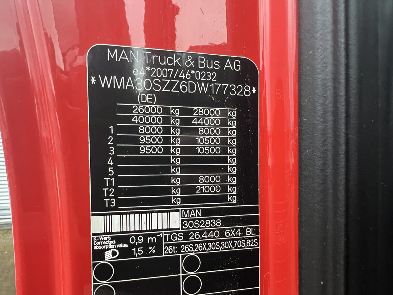 Hákový nosič kontejnerů MAN TGS 26.440 6X4 BL TGS 26.440 6X4 BL: obrázek 6
