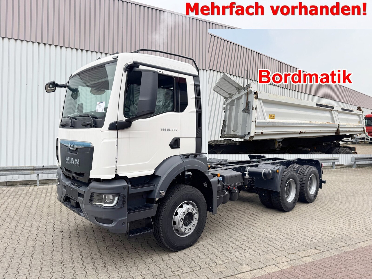 MAN TGS 33.440 6x4 BB TGS 33.440 6x4 BB, Bordmatik, mehrfach vorhanden! - Sklápěč: obrázek 1 MAN TGS 33.440 6x4 BB TGS 33.440 6x4 BB, Bordmatik, mehrfach vorhanden! - Sklápěč: obrázek 1