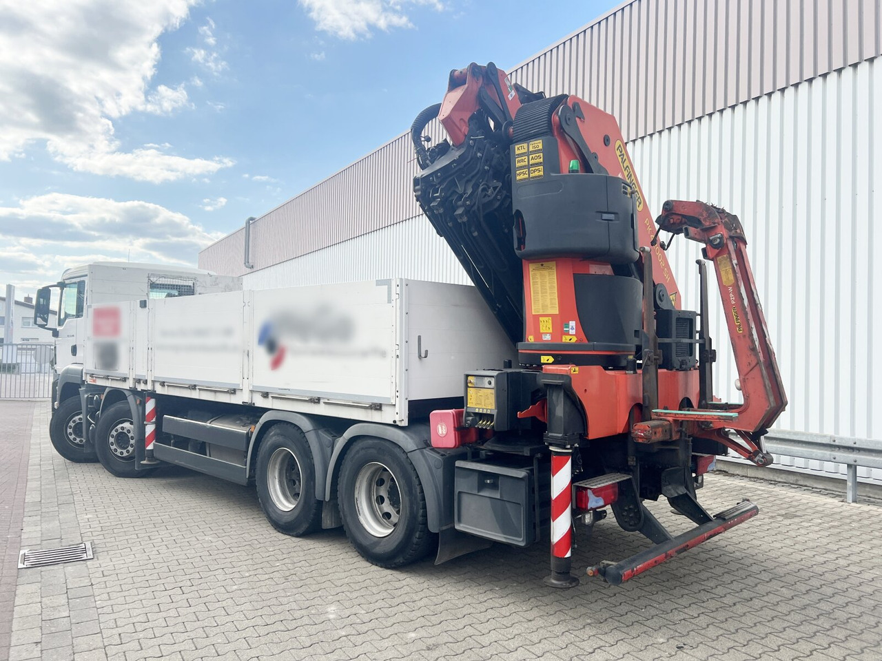 Auto s hydraulickou rukou, Nákladní automobil valníkový/ Plošinový MAN TGS 35.440 8x4 BL TGS 35.440 8x4 BL, Navi, Heckkran Palfinger PK42002 SH-F + Jip PJ 060 B, 24,9m-730kg, Funk: obrázek 13