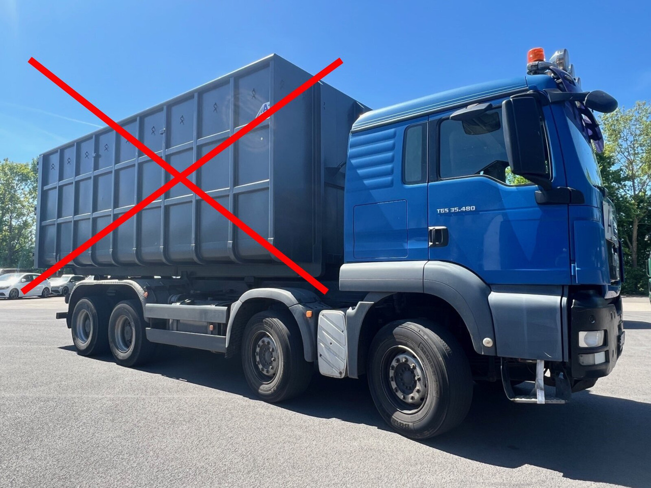 MAN TGS 35.480 8x4 BL TGS 35.480 8x4 BL - Hákový nosič kontejnerů: obrázek 1 MAN TGS 35.480 8x4 BL TGS 35.480 8x4 BL - Hákový nosič kontejnerů: obrázek 1