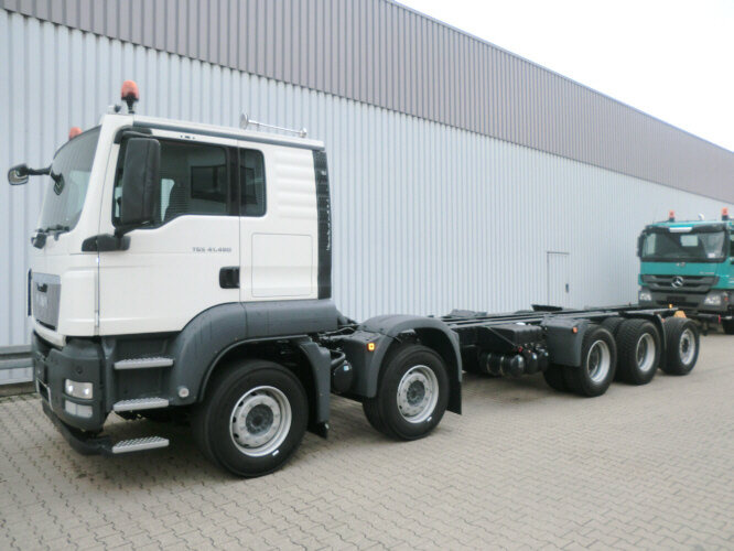 MAN TGS 50.480BB 10x4 Retarder TGS 50.480BB 10x4 Retarder, 3-f.NA - Podvozek s kabinou: obrázek 1 MAN TGS 50.480BB 10x4 Retarder TGS 50.480BB 10x4 Retarder, 3-f.NA - Podvozek s kabinou: obrázek 1