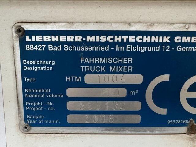 Návěs domíchávač MÜLLER MITTELTAL SF32 mit Liebherr Betonmischer ca. 10m³ MÜLLER MITTELTAL SF32, Liebherr Betonmischer 10m³, 4x VORHANDEN , Liftachse: obrázek 10