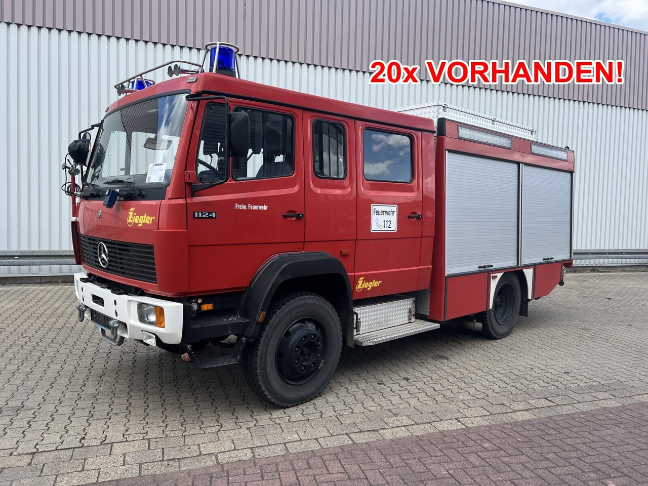 Mercedes-Benz 1124 AF 4x4 Doka 1124 AF 4x4 Doka, TLF 16/25, 2800l - Pohotovostní vůz: obrázek 1 Mercedes-Benz 1124 AF 4x4 Doka 1124 AF 4x4 Doka, TLF 16/25, 2800l - Pohotovostní vůz: obrázek 1