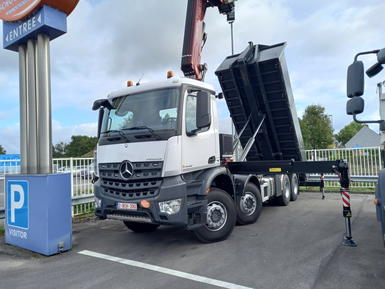 Mercedes-Benz - AROCS 4142 K 8x4 - Ramenový nosič kontajnerov, Auto s hydraulickou rukou: obrázek 2 Mercedes-Benz - AROCS 4142 K 8x4 - Ramenový nosič kontajnerov, Auto s hydraulickou rukou: obrázek 2