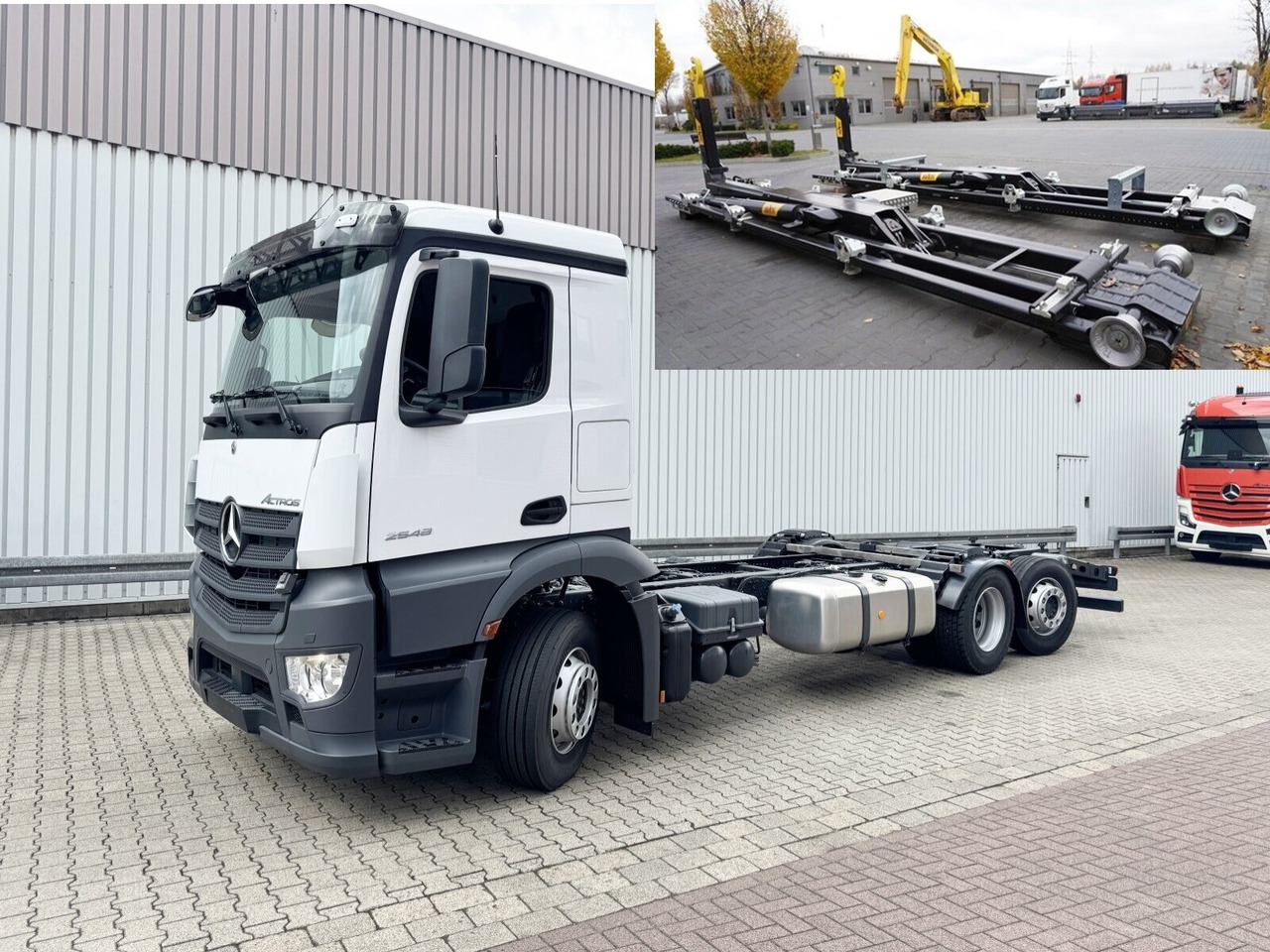 Mercedes-Benz Actros 2548 L 6x2 Actros 2548 L 6x2, Retarder, Lenk-/Liftachse - Hákový nosič kontejnerů: obrázek 1 Mercedes-Benz Actros 2548 L 6x2 Actros 2548 L 6x2, Retarder, Lenk-/Liftachse - Hákový nosič kontejnerů: obrázek 1