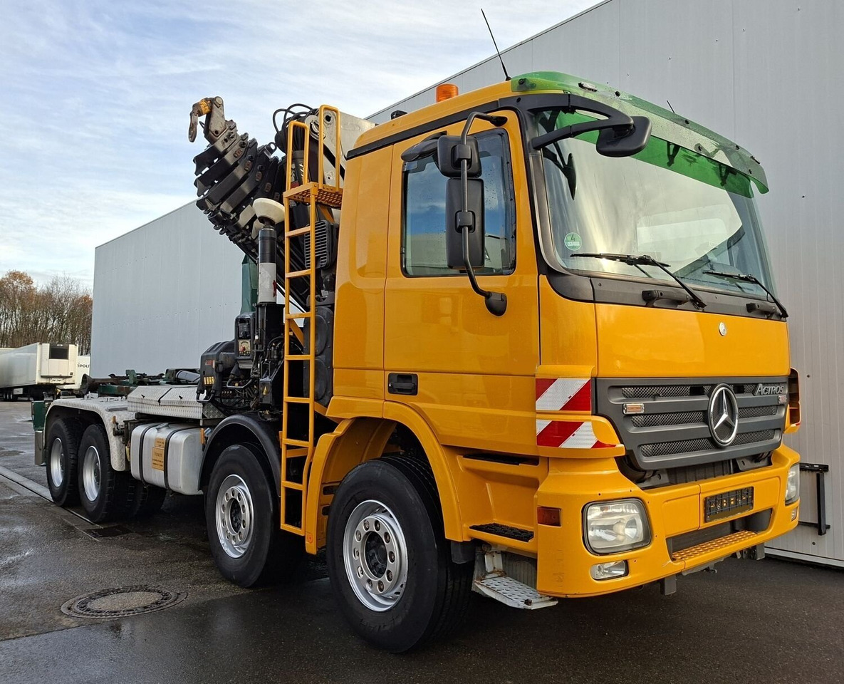 Hákový nosič kontejnerů, Auto s hydraulickou rukou Mercedes-Benz Actros 4146 K 8x4/4 Actros 4146 K 8x4/4, Retarder, Kran Hiab XS 477 E-7 HiPro, Flyjib, Seilwinde, Funk: obrázek 10 Hákový nosič kontejnerů, Auto s hydraulickou rukou Mercedes-Benz Actros 4146 K 8x4/4 Actros 4146 K 8x4/4, Retarder, Kran Hiab XS 477 E-7 HiPro, Flyjib, Seilwinde, Funk: obrázek 10
