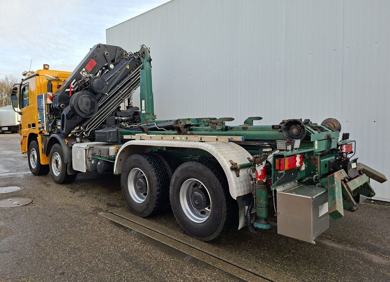 Hákový nosič kontejnerů, Auto s hydraulickou rukou Mercedes-Benz Actros 4146 K 8x4/4 Actros 4146 K 8x4/4, Retarder, Kran Hiab XS 477 E-7 HiPro, Flyjib, Seilwinde, Funk: obrázek 12 Hákový nosič kontejnerů, Auto s hydraulickou rukou Mercedes-Benz Actros 4146 K 8x4/4 Actros 4146 K 8x4/4, Retarder, Kran Hiab XS 477 E-7 HiPro, Flyjib, Seilwinde, Funk: obrázek 12