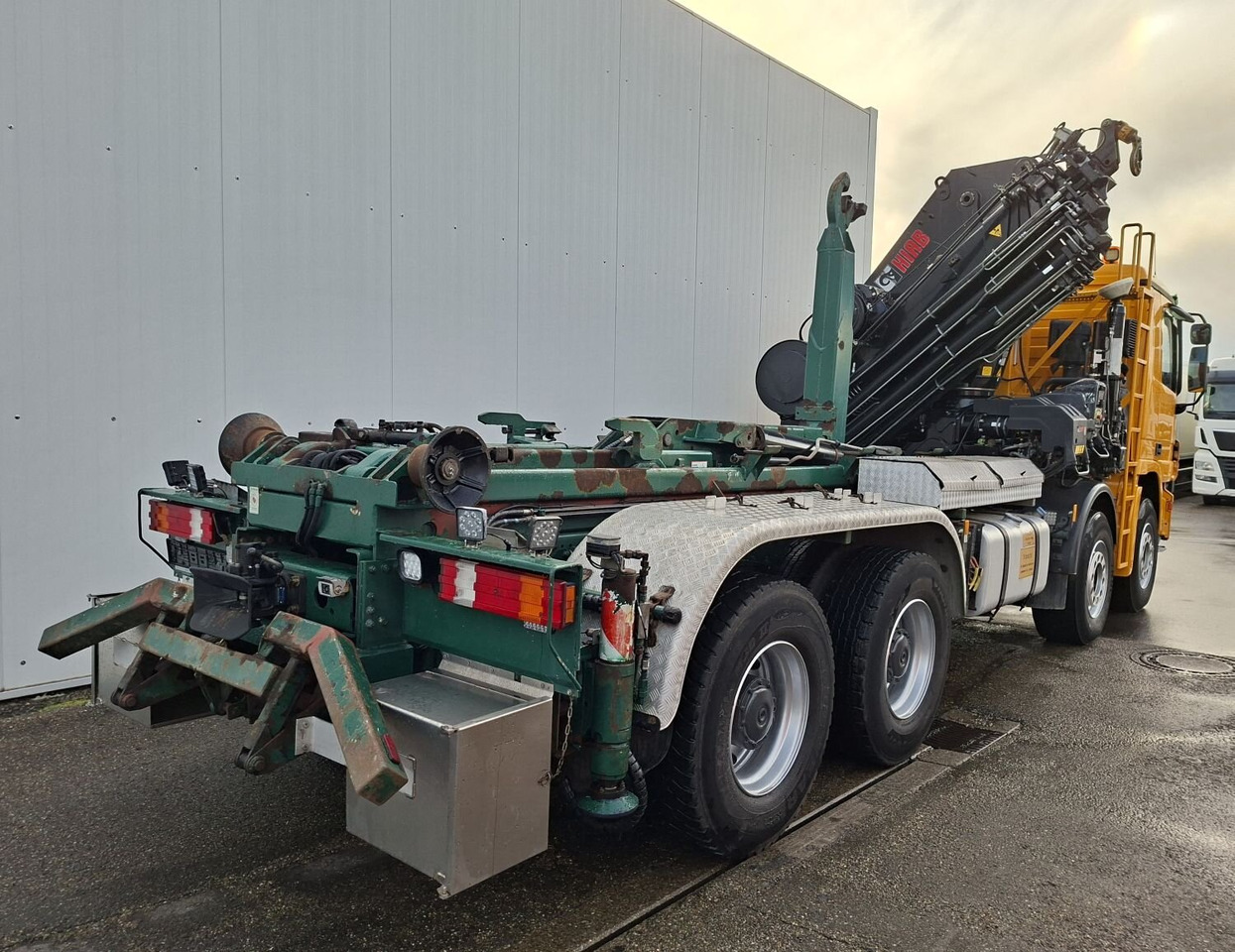 Hákový nosič kontejnerů, Auto s hydraulickou rukou Mercedes-Benz Actros 4146 K 8x4/4 Actros 4146 K 8x4/4, Retarder, Kran Hiab XS 477 E-7 HiPro, Flyjib, Seilwinde, Funk: obrázek 11 Hákový nosič kontejnerů, Auto s hydraulickou rukou Mercedes-Benz Actros 4146 K 8x4/4 Actros 4146 K 8x4/4, Retarder, Kran Hiab XS 477 E-7 HiPro, Flyjib, Seilwinde, Funk: obrázek 11