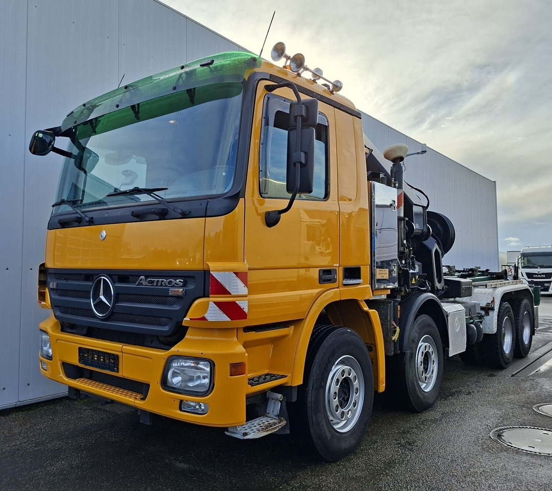 Hákový nosič kontejnerů, Auto s hydraulickou rukou Mercedes-Benz Actros 4146 K 8x4/4 Actros 4146 K 8x4/4, Retarder, Kran Hiab XS 477 E-7 HiPro, Flyjib, Seilwinde, Funk: obrázek 9 Hákový nosič kontejnerů, Auto s hydraulickou rukou Mercedes-Benz Actros 4146 K 8x4/4 Actros 4146 K 8x4/4, Retarder, Kran Hiab XS 477 E-7 HiPro, Flyjib, Seilwinde, Funk: obrázek 9