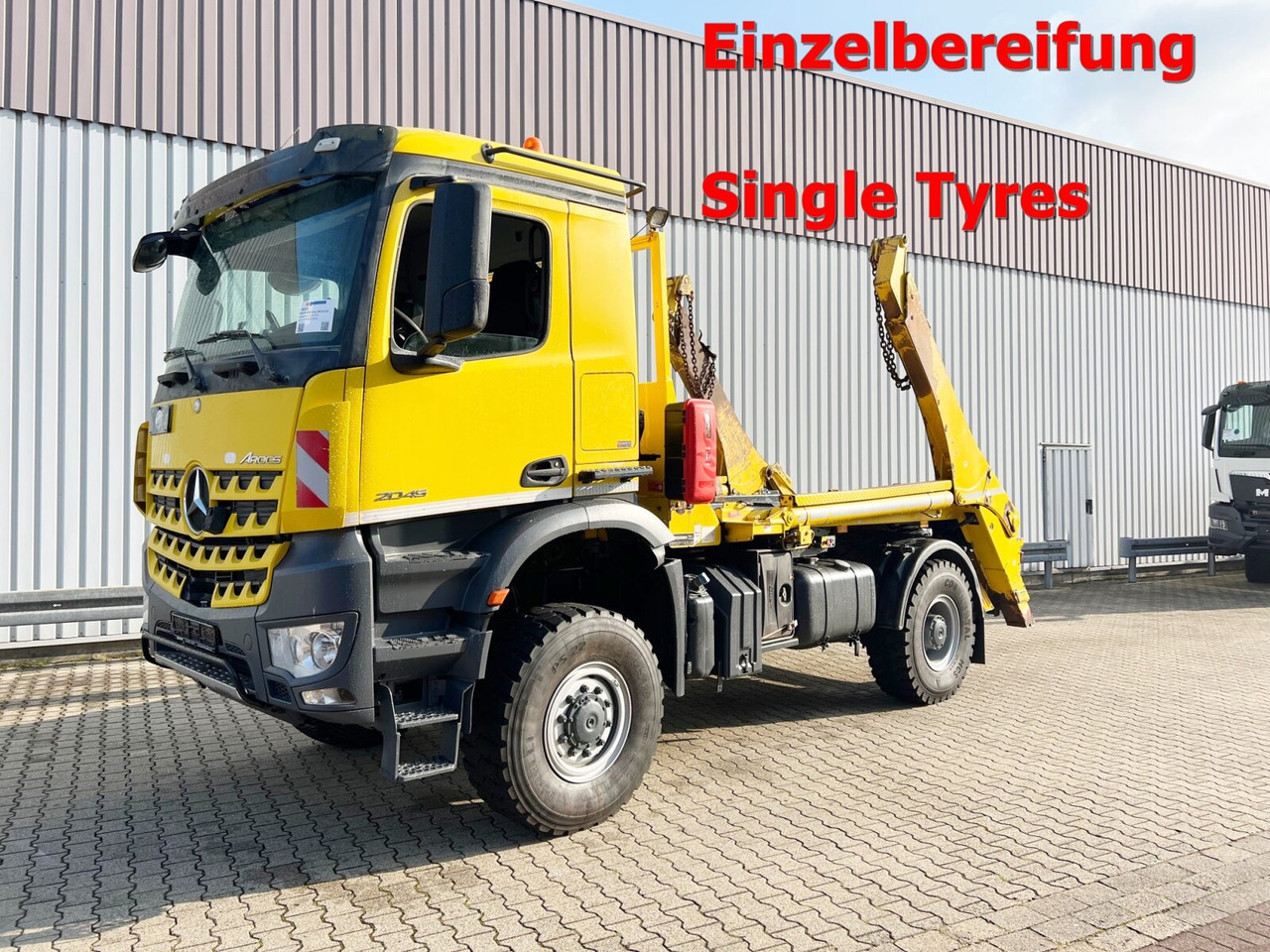 Mercedes-Benz Arocs 2045 AK 4x4 Arocs 2045 AK 4x4, GROUNDER, Funk - Ramenový nosič kontajnerov: obrázek 1 Mercedes-Benz Arocs 2045 AK 4x4 Arocs 2045 AK 4x4, GROUNDER, Funk - Ramenový nosič kontajnerov: obrázek 1