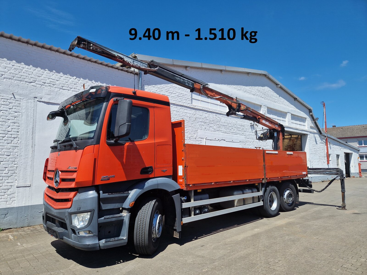 Mercedes-Benz Arocs 2545 L/6x2/4 Arocs 2545 L/6x2/4, Atlas Kran, 145.2-A19 VB, 9,4m-1.51 to, Lenkachse, entlastbar, Retarder, Klima, - Auto s hydraulickou rukou, Nákladní automobil valníkový/ Plošinový: obrázek 1 Mercedes-Benz Arocs 2545 L/6x2/4 Arocs 2545 L/6x2/4, Atlas Kran, 145.2-A19 VB, 9,4m-1.51 to, Lenkachse, entlastbar, Retarder, Klima, - Auto s hydraulickou rukou, Nákladní automobil valníkový/ Plošinový: obrázek 1