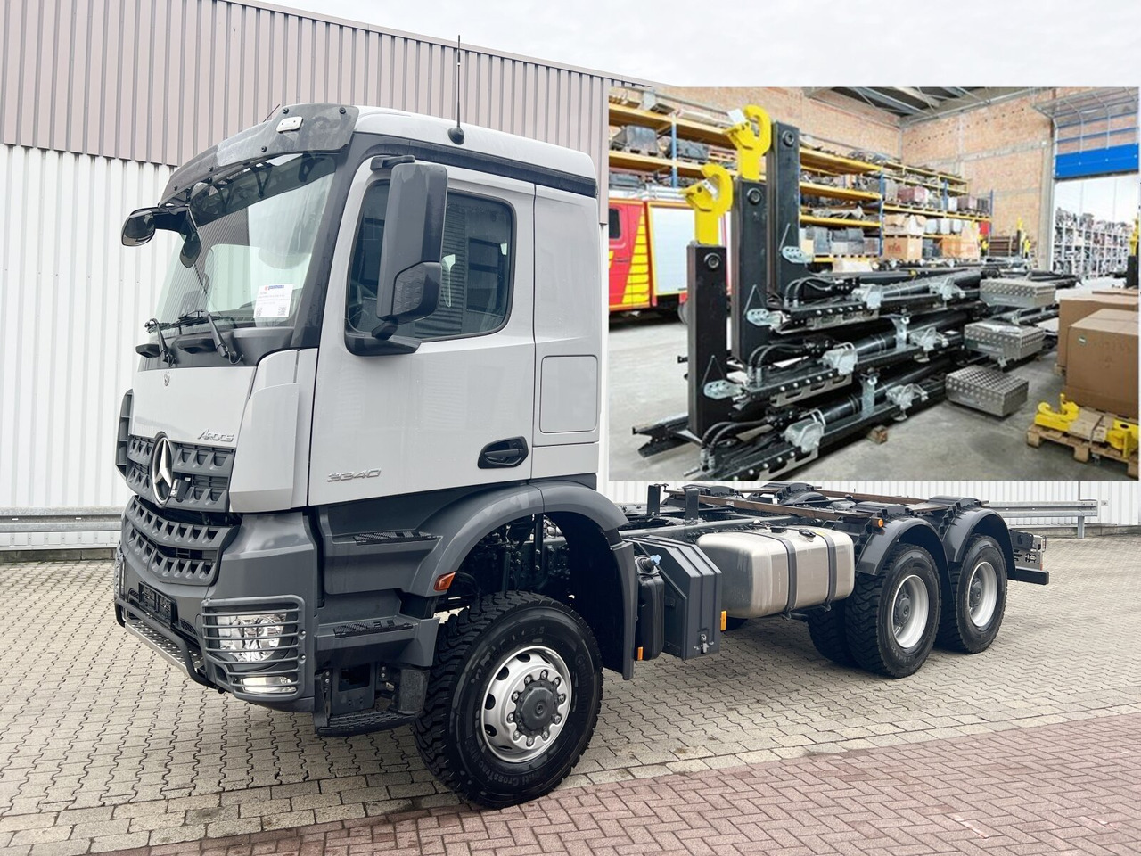 Mercedes-Benz Arocs 3340/46 A 6x6 Arocs 3340/46 A 6x6/39, Grounder - Hákový nosič kontejnerů: obrázek 1 Mercedes-Benz Arocs 3340/46 A 6x6 Arocs 3340/46 A 6x6/39, Grounder - Hákový nosič kontejnerů: obrázek 1