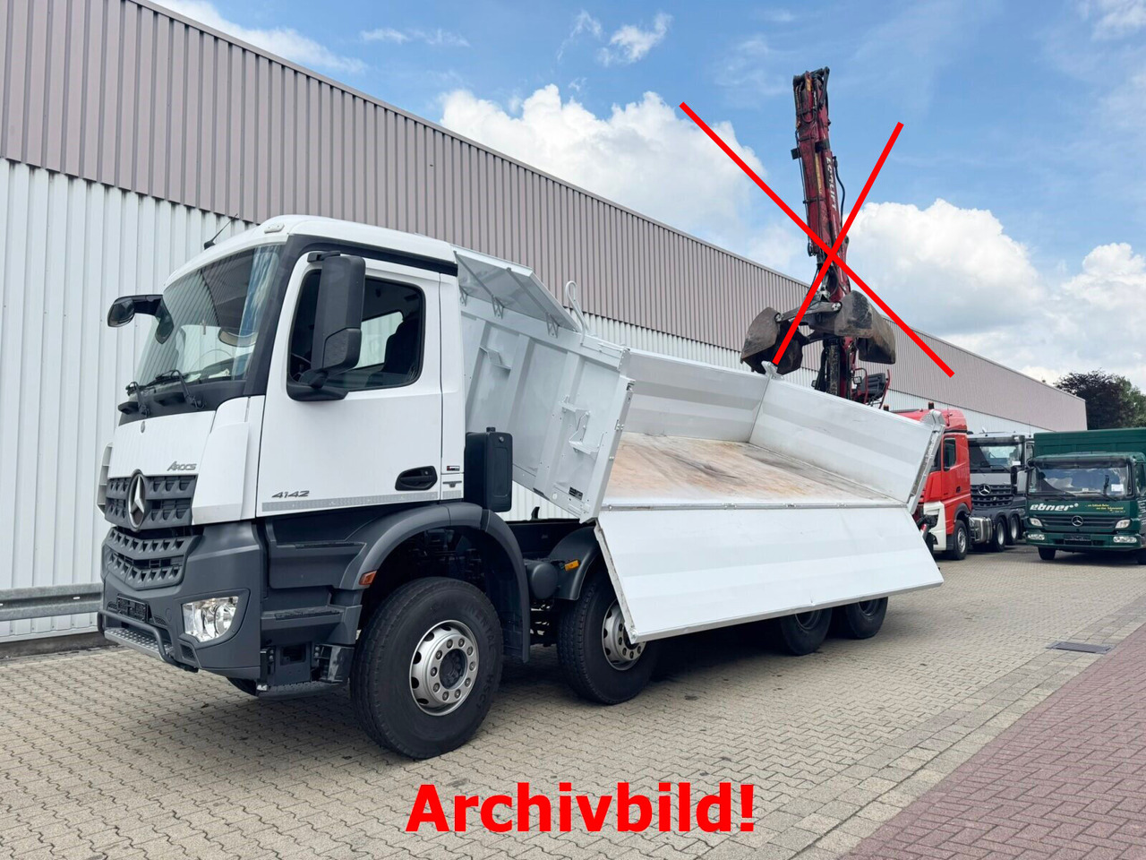 Mercedes-Benz Arocs 4142 K 8x4/4 Arocs 4142/45 K 8x4/4, Meiller Bordmatik links - Sklápěč: obrázek 1 Mercedes-Benz Arocs 4142 K 8x4/4 Arocs 4142/45 K 8x4/4, Meiller Bordmatik links - Sklápěč: obrázek 1