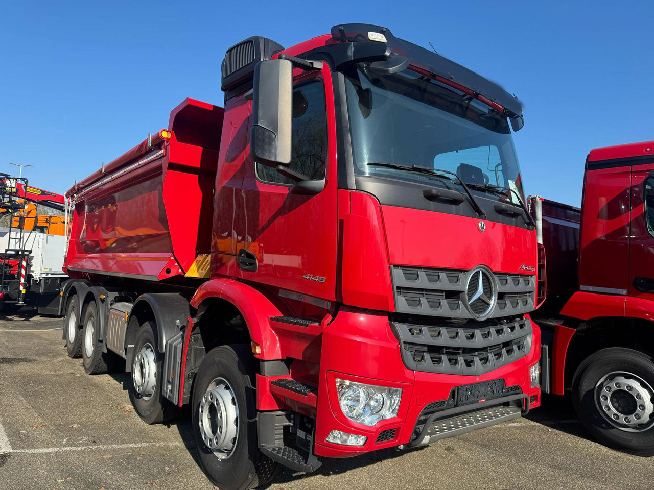 Mercedes-Benz Arocs 4145 K 8x4/4 Arocs 4145 K 8x4/4, Grounder, MultimediaCockpit, Navi, Stahlmulde ca. 16m³ - Dampr: obrázek 1 Mercedes-Benz Arocs 4145 K 8x4/4 Arocs 4145 K 8x4/4, Grounder, MultimediaCockpit, Navi, Stahlmulde ca. 16m³ - Dampr: obrázek 1