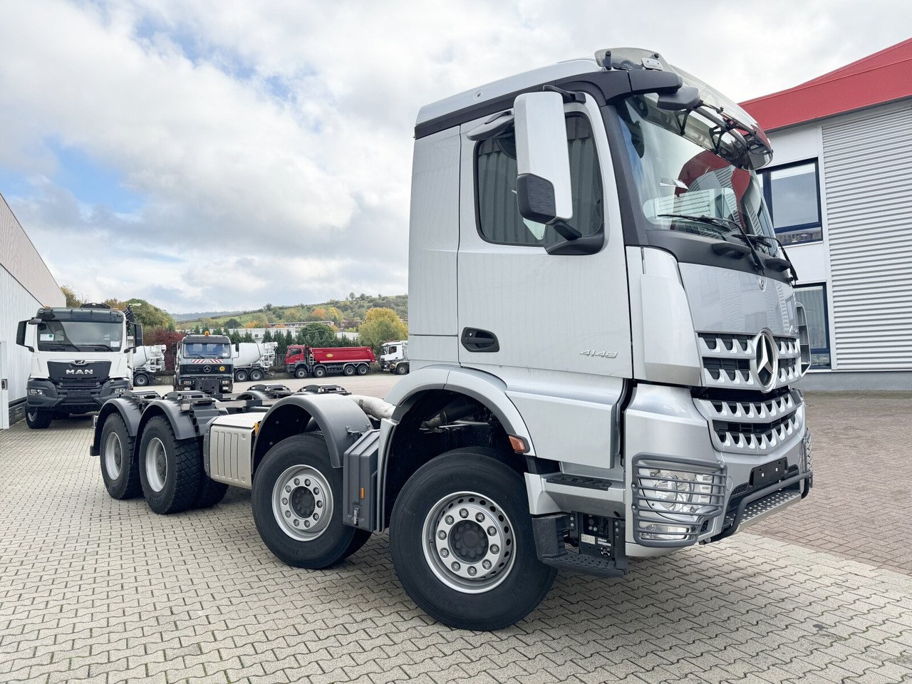 Nový Hákový nosič kontejnerů Mercedes-Benz Arocs 4148 K 8x4/4 Arocs 4148 K 8x4/4/45, Turbo-Retarder-Kupplung, Grounder: obrázek 8