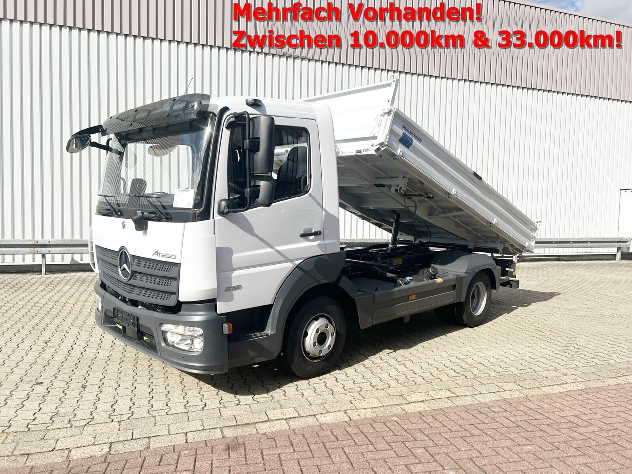 Mercedes-Benz Atego 818/23 K 4x2 Atego 818/23 K 4x2, 2x AHK, Meiller-Kipper, mehrfach Vorhanden! - Sklápěč: obrázek 1 Mercedes-Benz Atego 818/23 K 4x2 Atego 818/23 K 4x2, 2x AHK, Meiller-Kipper, mehrfach Vorhanden! - Sklápěč: obrázek 1