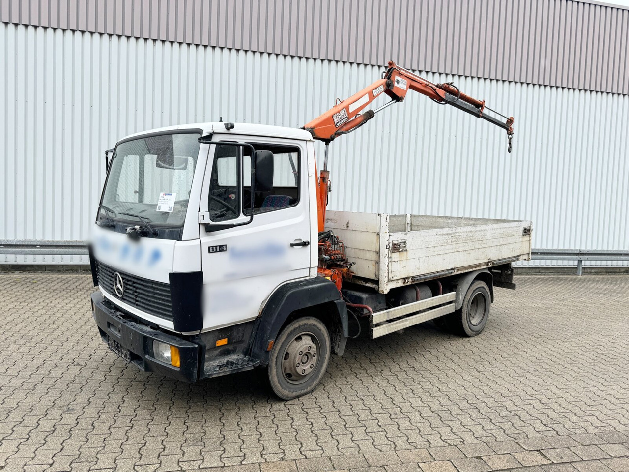 Mercedes-Benz LK 814 4x2 LK 814 4x2, 6-Zylinder, Kran Tirre Euro 35 - Auto s hydraulickou rukou, Nákladní automobil valníkový/ Plošinový: obrázek 1 Mercedes-Benz LK 814 4x2 LK 814 4x2, 6-Zylinder, Kran Tirre Euro 35 - Auto s hydraulickou rukou, Nákladní automobil valníkový/ Plošinový: obrázek 1