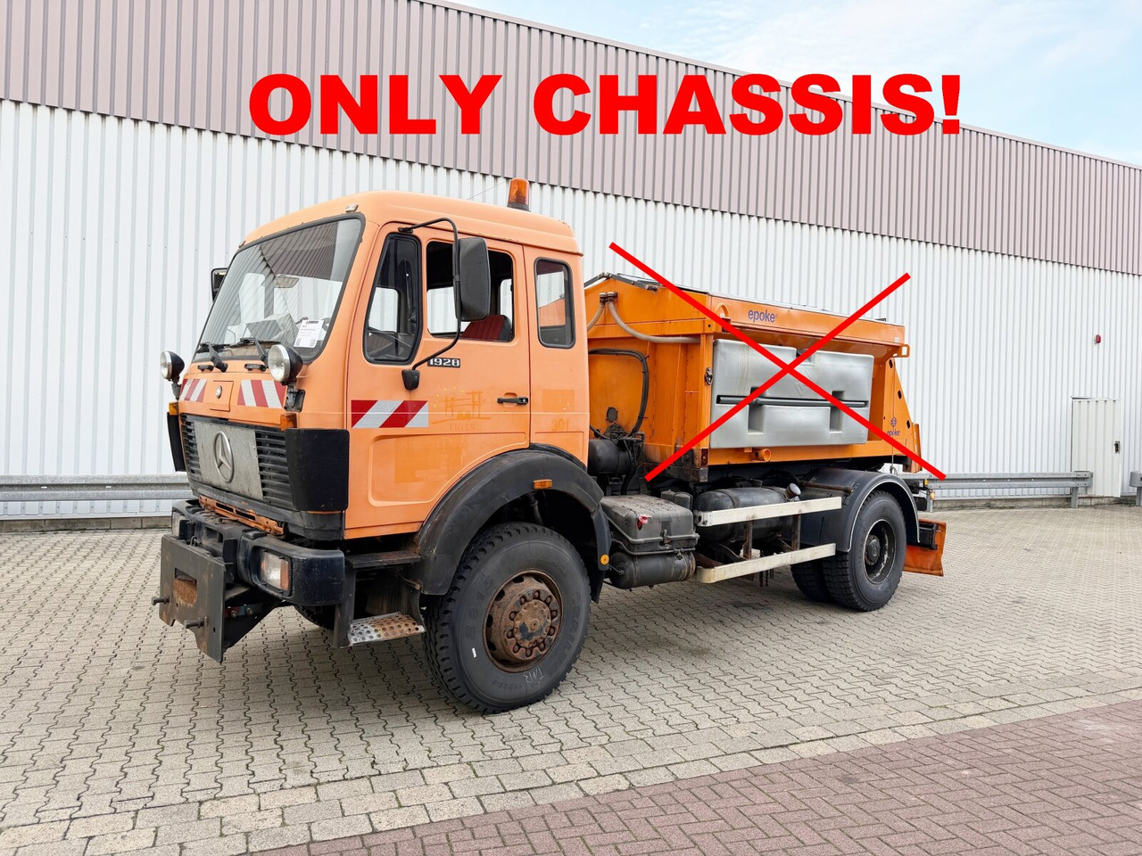 Mercedes-Benz NG 1928 A 4x4 NG 1928 A 4x4, V8-Motor, Winterdienstaustattung - Podvozek s kabinou: obrázek 1 Mercedes-Benz NG 1928 A 4x4 NG 1928 A 4x4, V8-Motor, Winterdienstaustattung - Podvozek s kabinou: obrázek 1