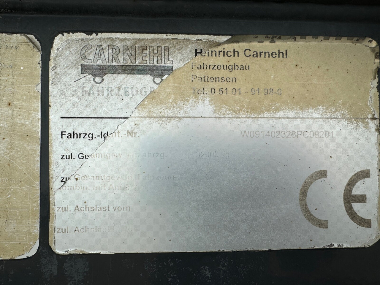 Carnehl CHKS/HH CHKS/HH, Stahlmulde ca. 25m³ - Návěs: obrázek 2 Carnehl CHKS/HH CHKS/HH, Stahlmulde ca. 25m³ - Návěs: obrázek 2