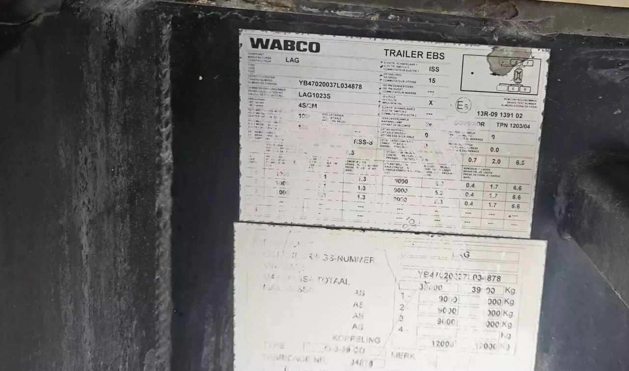 Lag 0-3-39 CD Containerchassis 0-3-39 CD Containerchassis, 20ft und 30ft, ADR - Návěs: obrázek 3 Lag 0-3-39 CD Containerchassis 0-3-39 CD Containerchassis, 20ft und 30ft, ADR - Návěs: obrázek 3