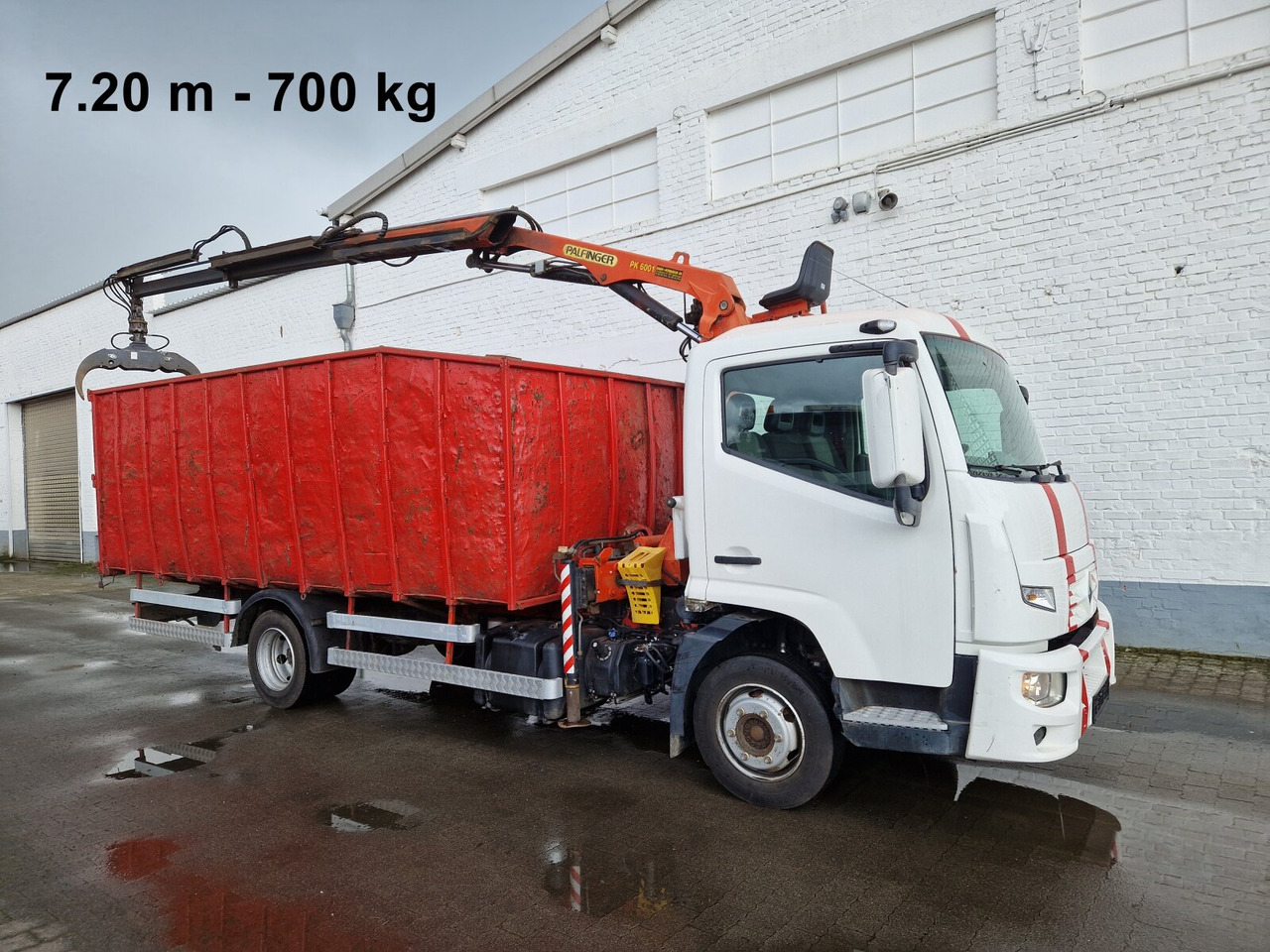 Renault D 180.75 4x2 D 180.75 4x2 mit Kran Palfinger PK6001 - Auto s hydraulickou rukou, Skříňový nákladní auto: obrázek 1 Renault D 180.75 4x2 D 180.75 4x2 mit Kran Palfinger PK6001 - Auto s hydraulickou rukou, Skříňový nákladní auto: obrázek 1