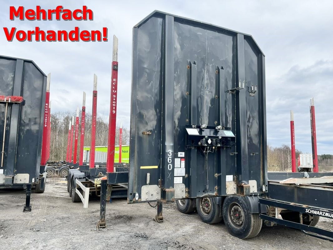 Schwarzmüller 3-Achs Holzauflieger 3-Achs Holzauflieger, Liftachse, MEHRFACH VORHANDEN! - Klanicový návěs: obrázek 1 Schwarzmüller 3-Achs Holzauflieger 3-Achs Holzauflieger, Liftachse, MEHRFACH VORHANDEN! - Klanicový návěs: obrázek 1