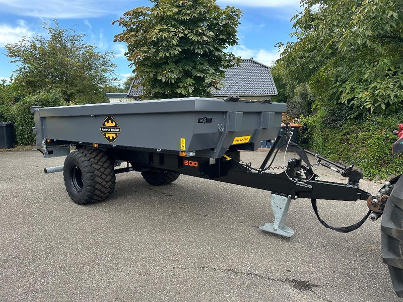 Palmse Trailer PT600E-1A bakkenwagen bakkenkar kipper dumper - Sklápěcí přívěs: obrázek 1 Palmse Trailer PT600E-1A bakkenwagen bakkenkar kipper dumper - Sklápěcí přívěs: obrázek 1