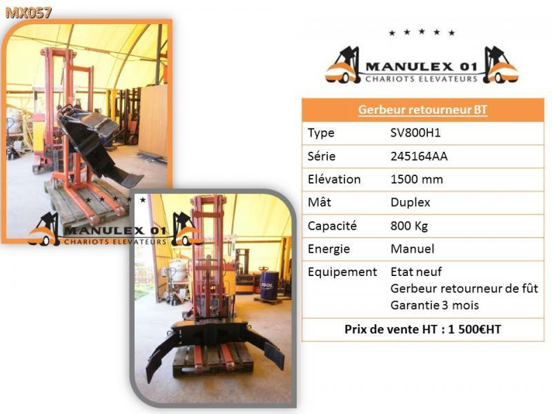 BT SV800H1 - Stohovací vozík: obrázek 3 BT SV800H1 - Stohovací vozík: obrázek 3