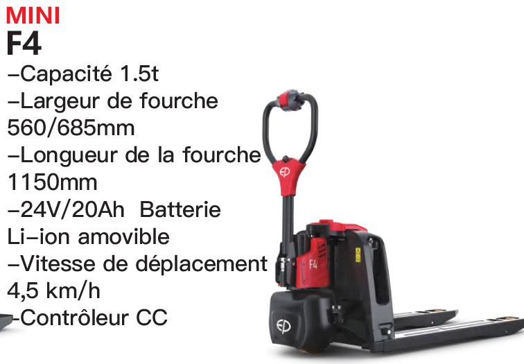 Ep f4 batterie lithium - Paletový vozík: obrázek 1 Ep f4 batterie lithium - Paletový vozík: obrázek 1