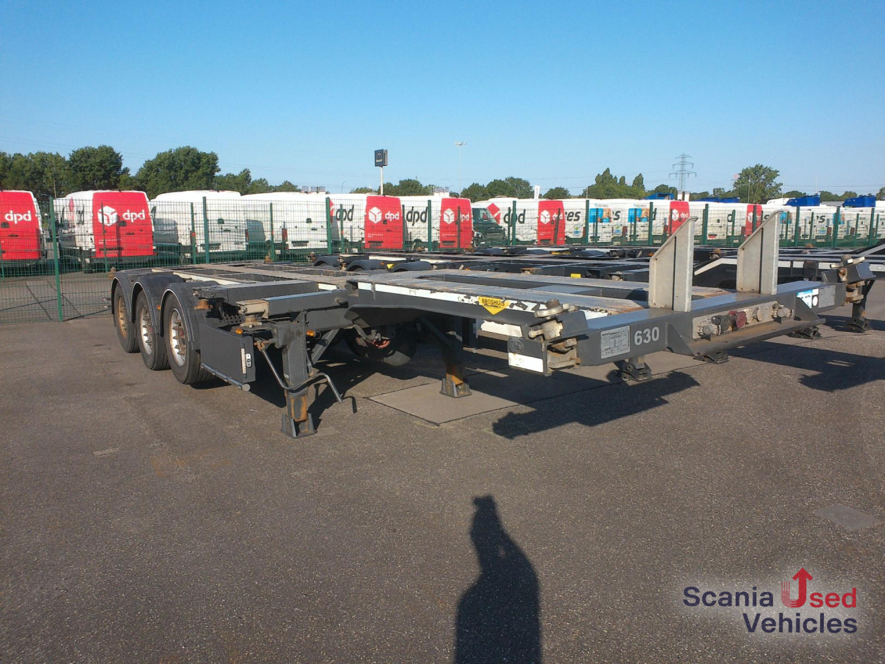 BROSHUIS Container Chassis 20-40-45 Fuss Lift - Kontejnerovy návěs/ Výměnná nástavba: obrázek 1 BROSHUIS Container Chassis 20-40-45 Fuss Lift - Kontejnerovy návěs/ Výměnná nástavba: obrázek 1