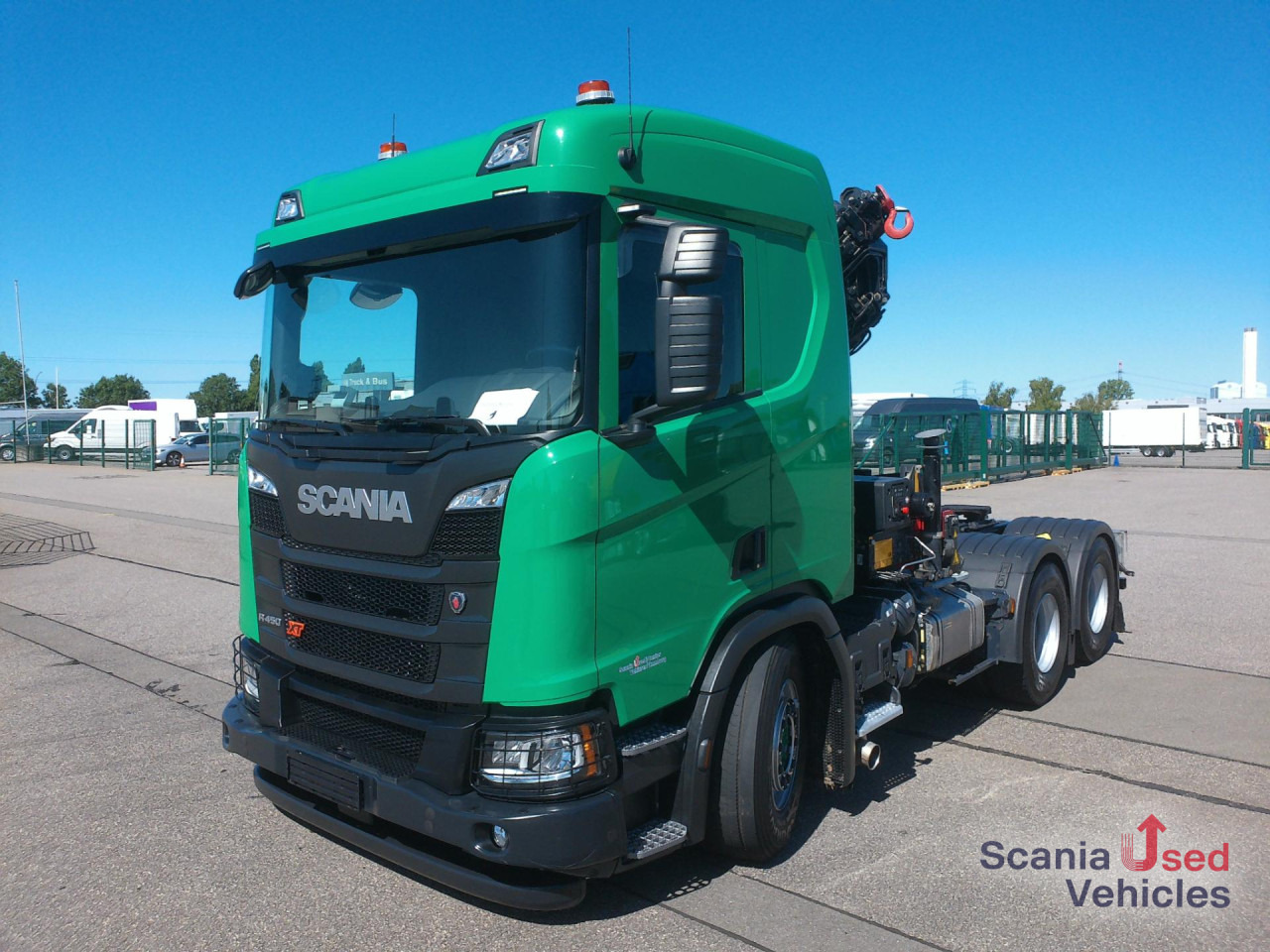 Tahač SCANIA R 450 B6x4NA mit Kran HMF 2320-K-RCS 23mtr.: obrázek 10